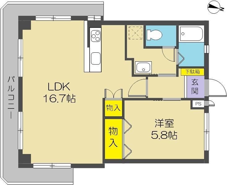 前田マンションの間取り