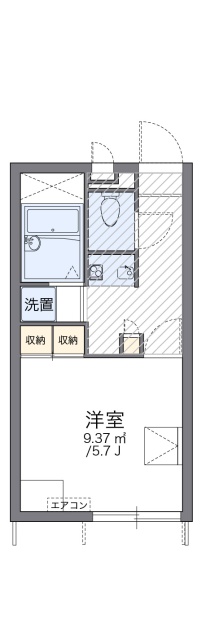 広島市南区丹那町のアパートの間取り