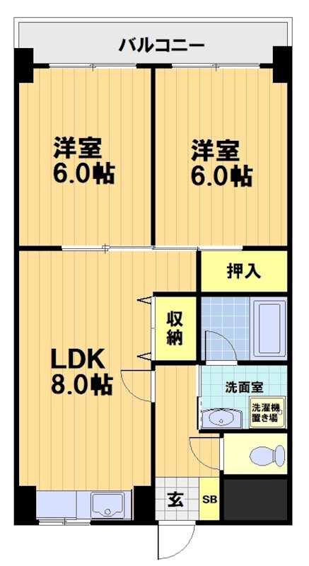 ハミング西浦の間取り