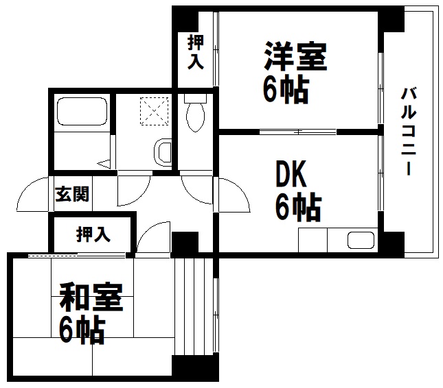 山陽グランドハイツの間取り