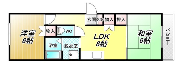 雅マンションの間取り