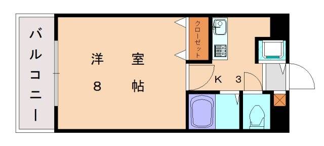 【古賀市天神のマンションの間取り】