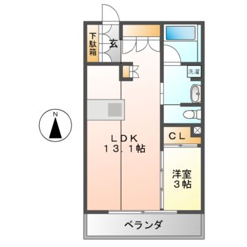 プライムメゾン東桜の間取り