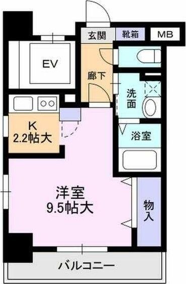 墨田区菊川のマンションの間取り