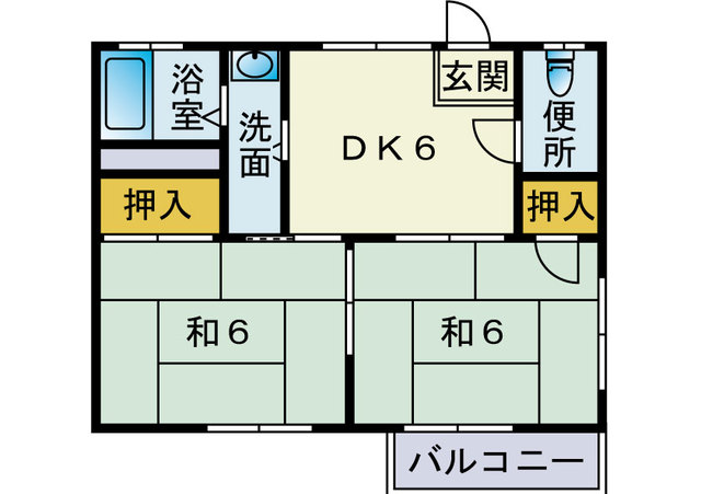 フォーレスト仲原の間取り