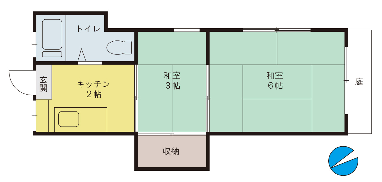 ヒカリコーポの間取り