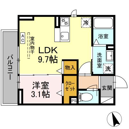 アリュールの間取り