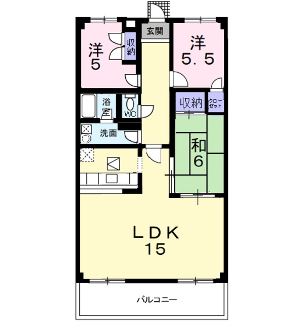 アムール和泉の間取り