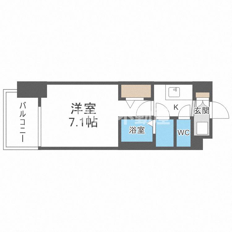 フォーリアライズ城東ファインの間取り