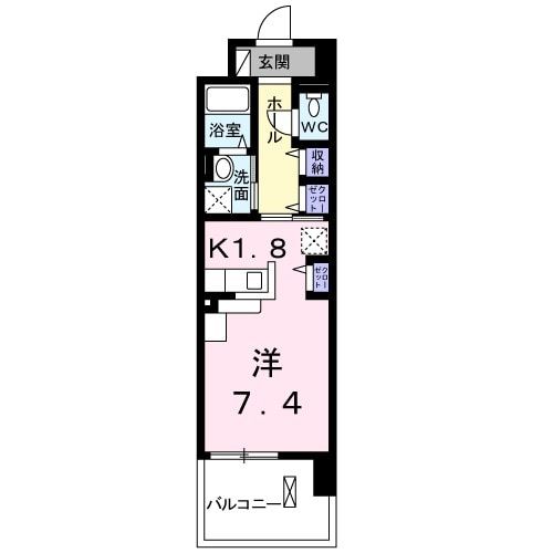 守谷市中央のマンションの間取り