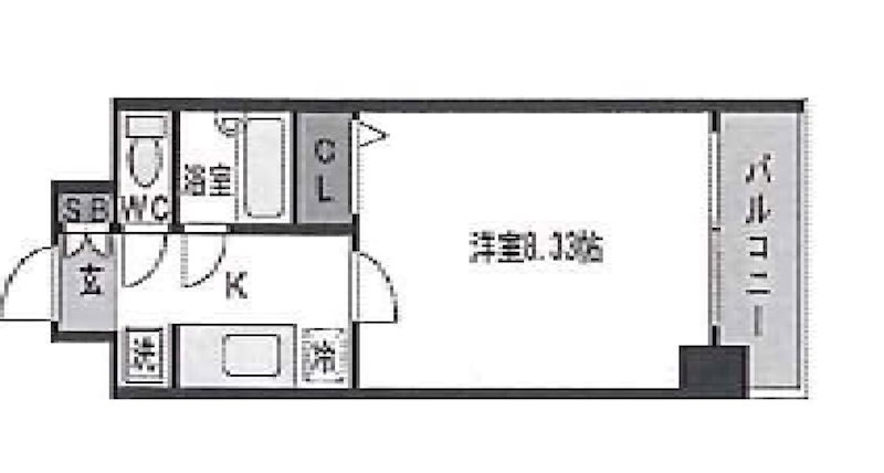 箕面市小野原西のマンションの間取り