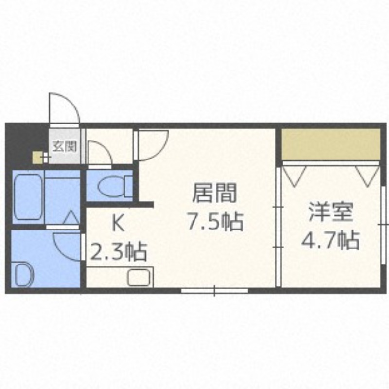 シャルム宮の沢の間取り