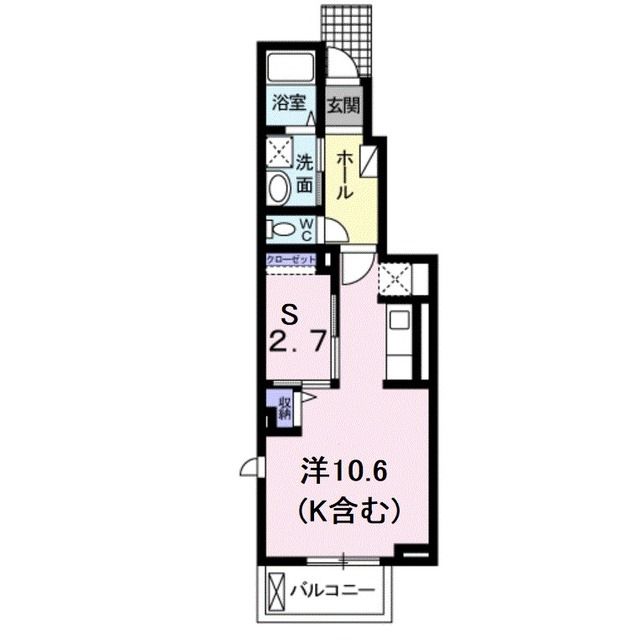 【ＩＬ　ＳＯＬＥ　北陽台の間取り】