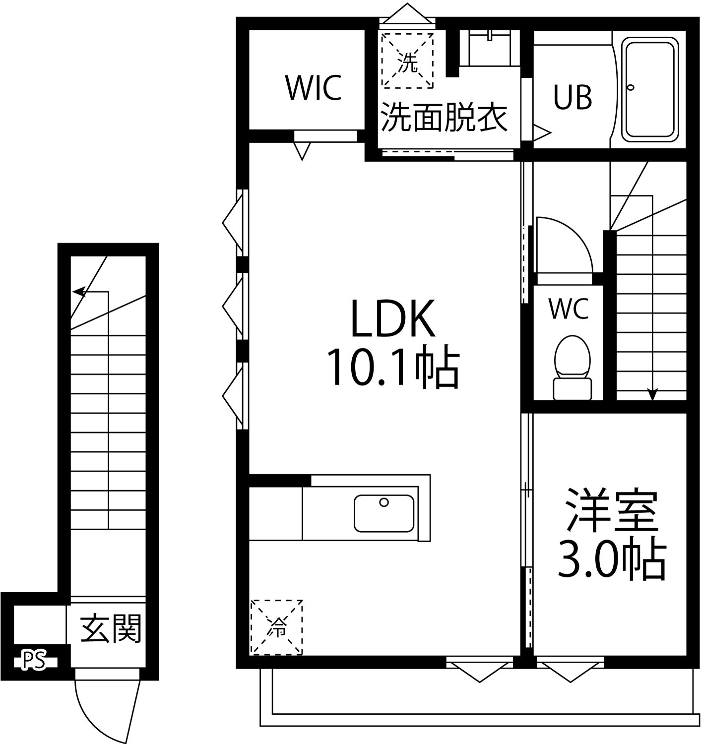 ファイブスターの間取り