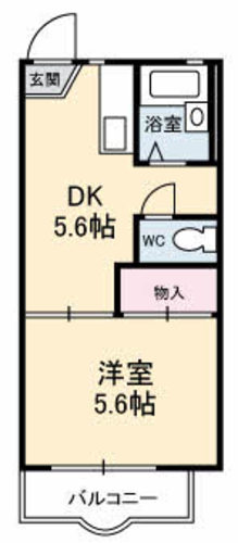 ラフォーレ八王子B棟の間取り