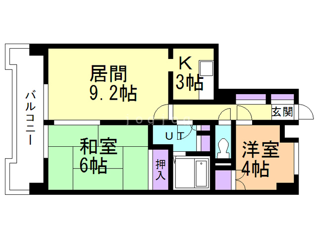 エスト加賀野の間取り