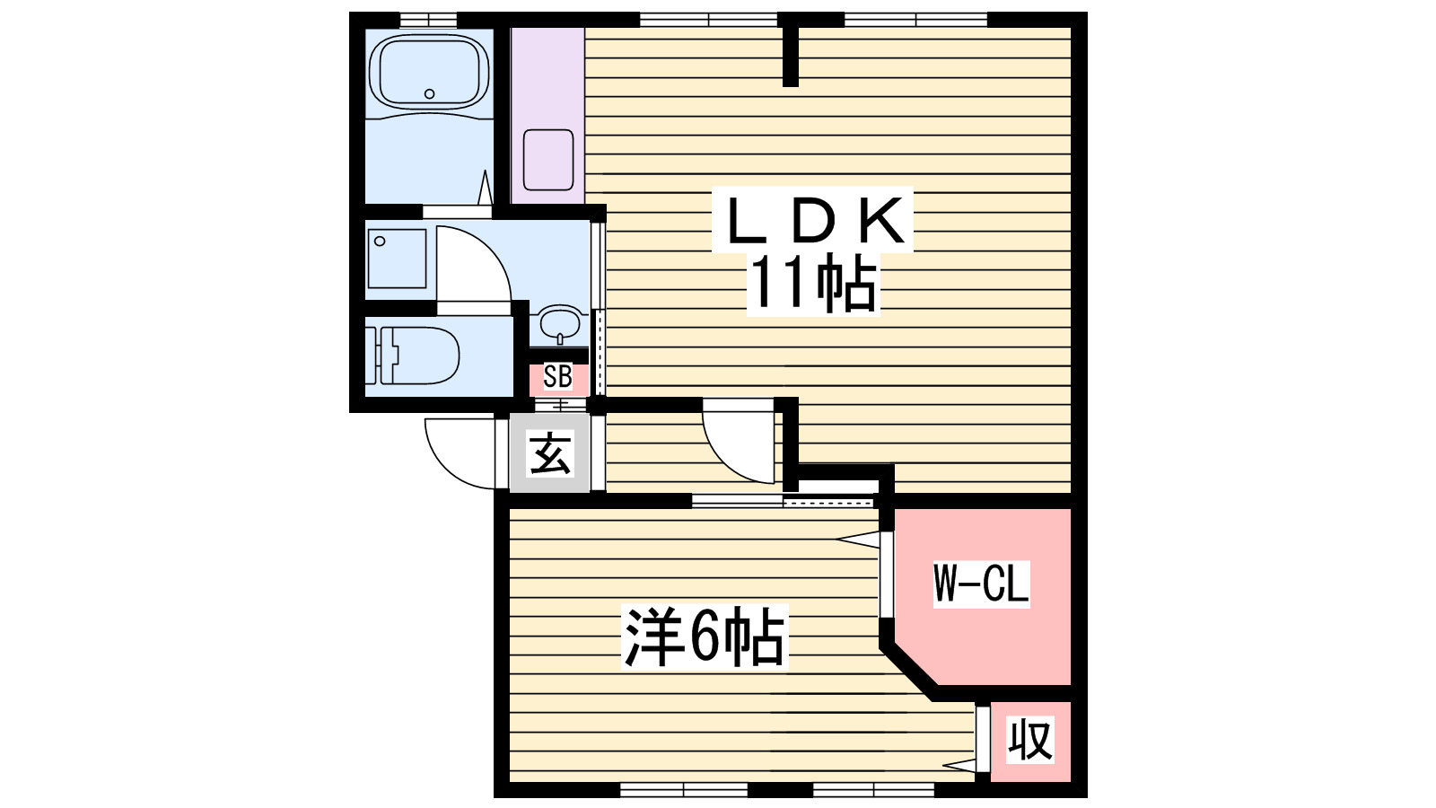 アーバン松本の間取り