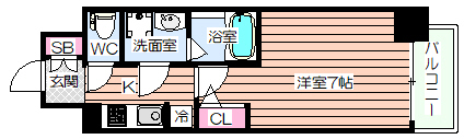 サムティ姫島FELICETOの間取り