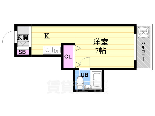 タワーズ五条の間取り