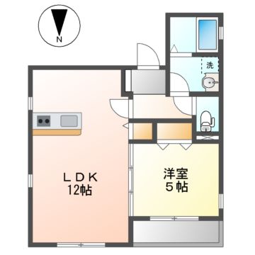 ディベルド中郷（DEVELD中郷）の間取り