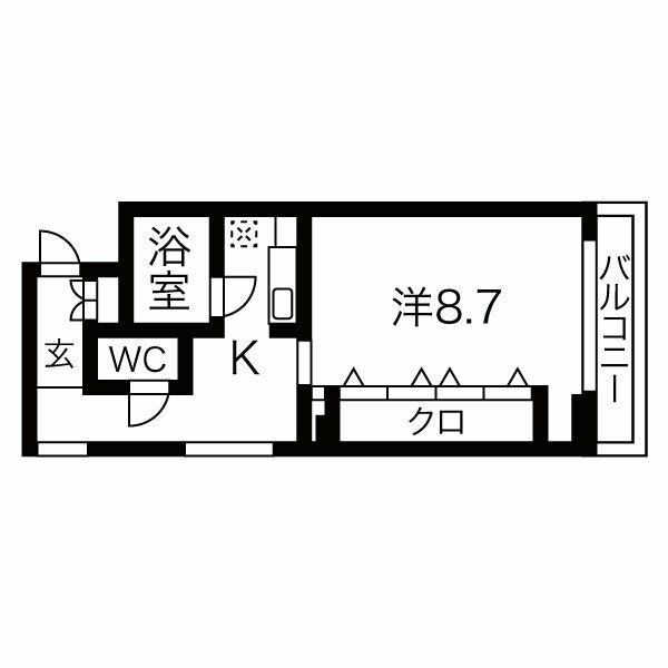 【メゾン日向の間取り】