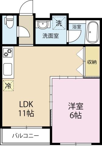 セ・ミュー川内 IIの間取り