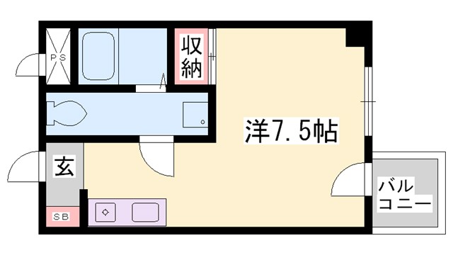 城北興和マンションの間取り