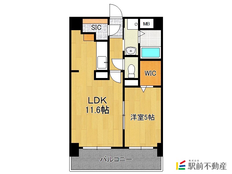 【福岡市東区和白丘のマンションの間取り】