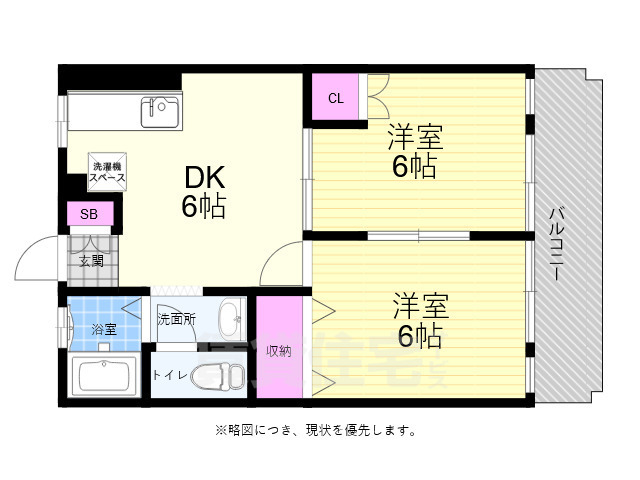 大芝メゾンの間取り