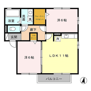 ソレール メゾン Ｋ　Ｃの間取り