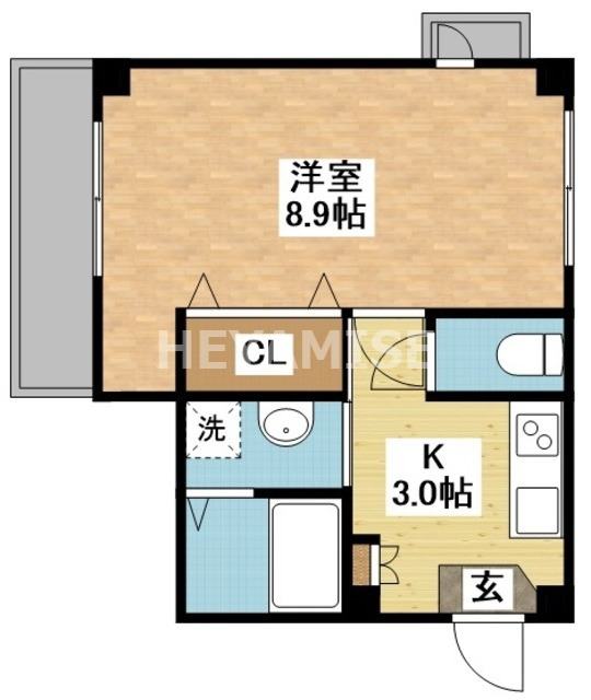 グリーンコート樺島の間取り