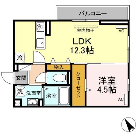 ブランネージュ下松の間取り