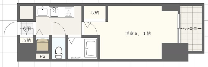 プレサンス神戸西スパークリングの間取り