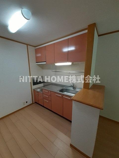 キッチン　ガスコンロ設置可能です◆