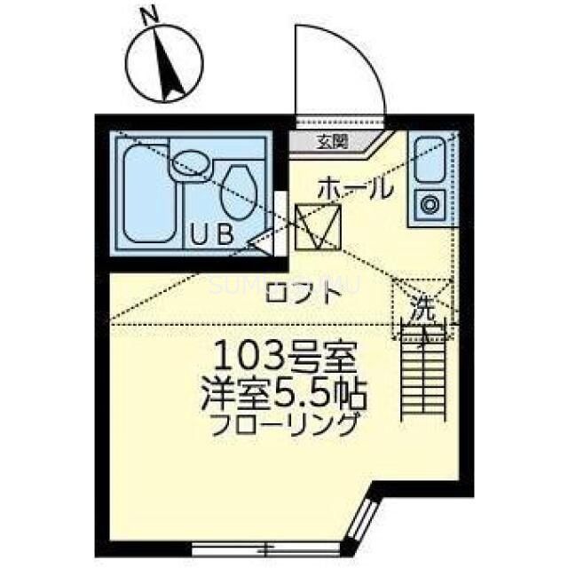 ユナイト南太田ケリースレーターの間取り写真