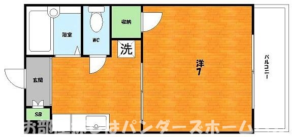 枚方萬里ハイツの間取り写真