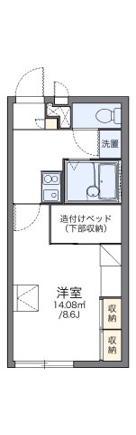 レオパレス天満の間取り写真