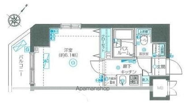 フェニックス伊勢佐木町弐番館の間取り写真