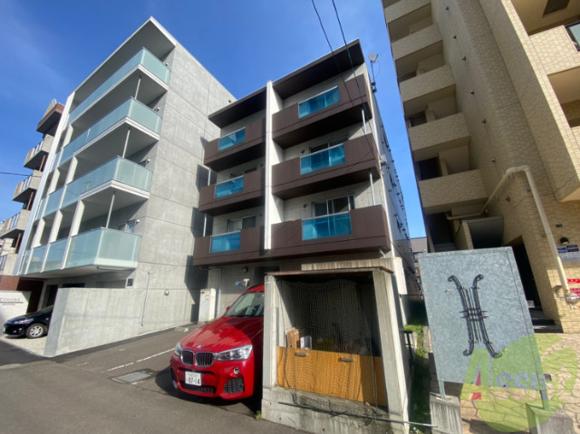 建物外観　札幌市中央区南９条西「プリシード１」