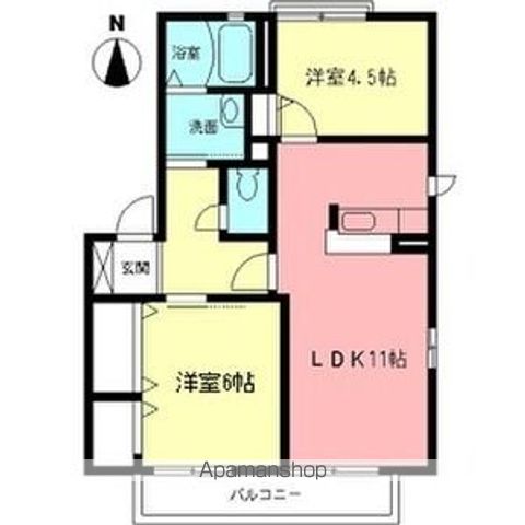 ガーデンハイツ・内出の間取り写真