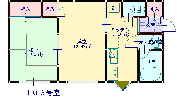 ヒラソールＢの間取り