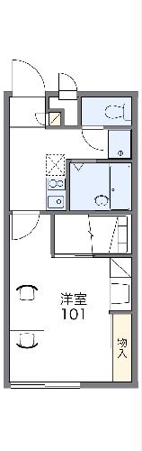 レオパレスタカネ．台の間取り