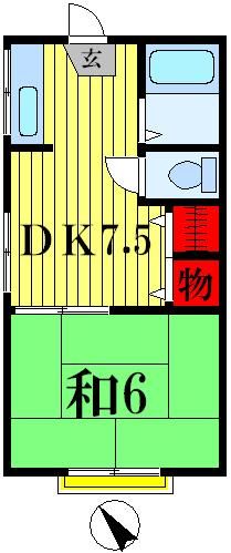 めぐみハイツの間取り