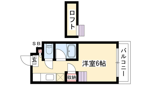 【ラ・フォーレ駒方　B棟の間取り】