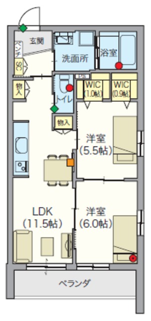 （シニア限定）たからまちVillageの間取り