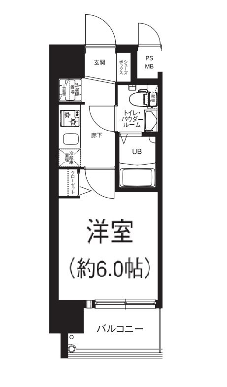 大阪府大阪市淀川区塚本３（マンション）の賃貸物件の間取り