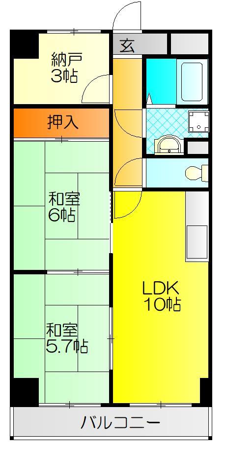 カサエスカーラの間取り