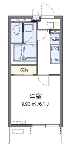 クレイノスペランツァI号館の間取り