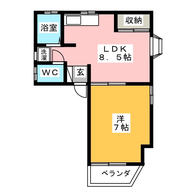 ウィング８６３の間取り