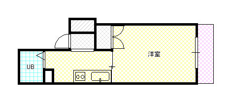 姫路市野里東町のマンションの間取り